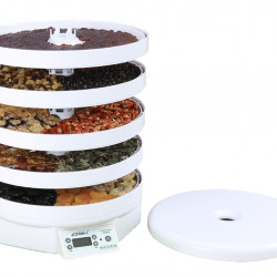 Сушилка (дегидратор) для овощей, фруктов, мяса, рыбы Ezidri Snackmaker FD500 DIGITAL (10 поддонов, 10 сеток и 10 листов для пастилы) Сушилка (дегидратор) для овощей, фруктов, мяса, рыбы Ezidri Snackmaker FD500 DIGITAL (10 поддонов, 10 сеток и 10 листов для пастилы)
